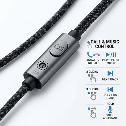 In-line Omni-Directional Mic & Controls