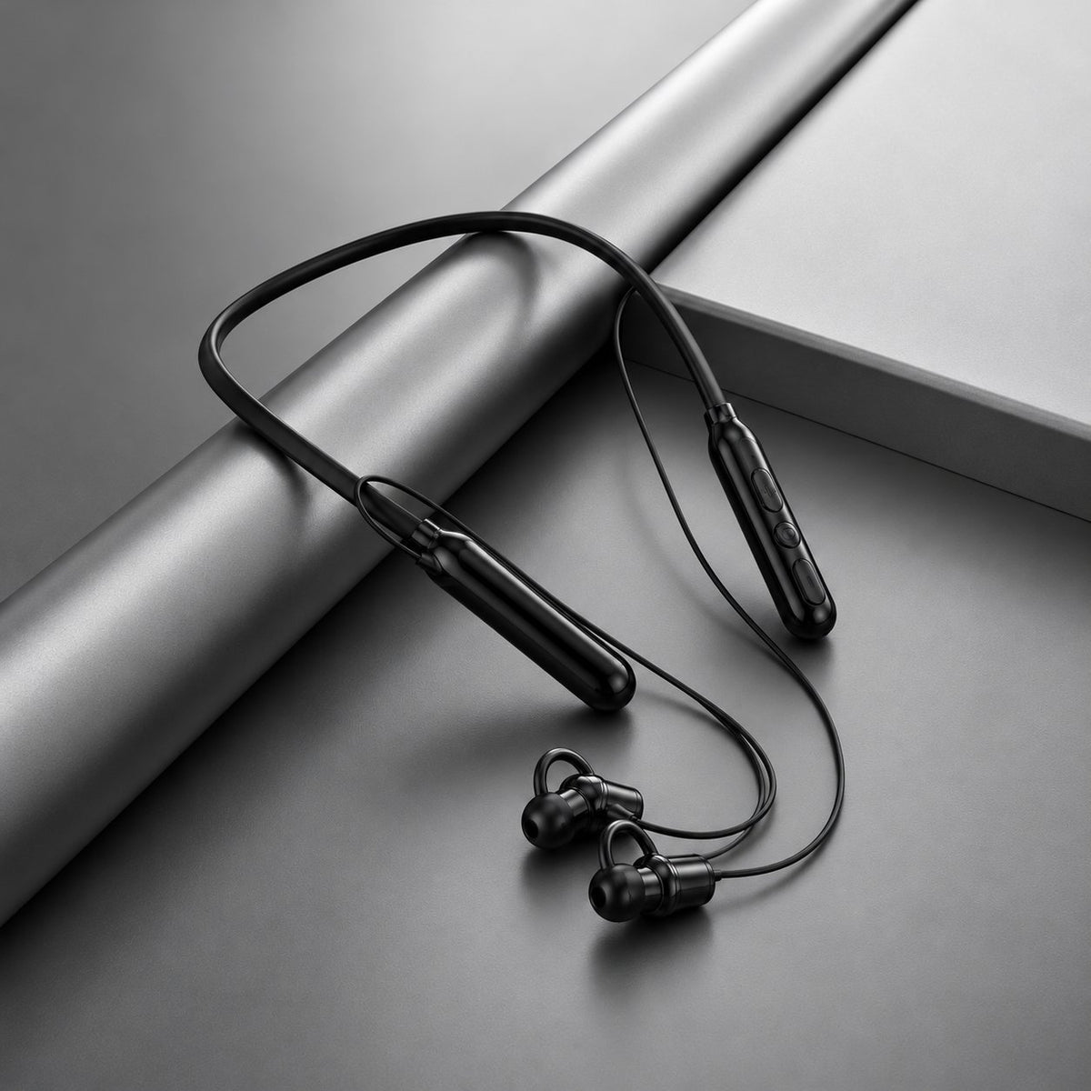 icconX Neobolt 55 Wireless Neckband - Black, square main image