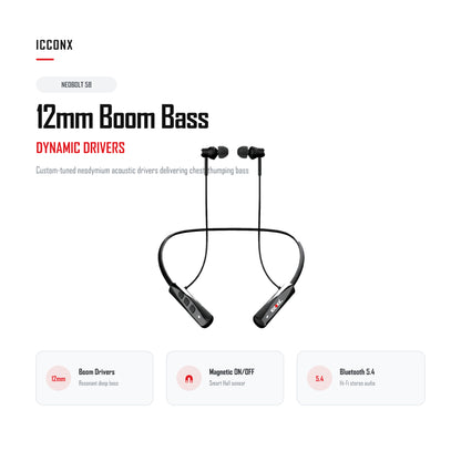 12mm Boom Bass Dynamic Neodymium Drivers