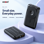 PB-410 — 10000mAh, 15W wireless and up to 22.5W wired charging