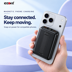 PB-410 magnetic phone charging on the go